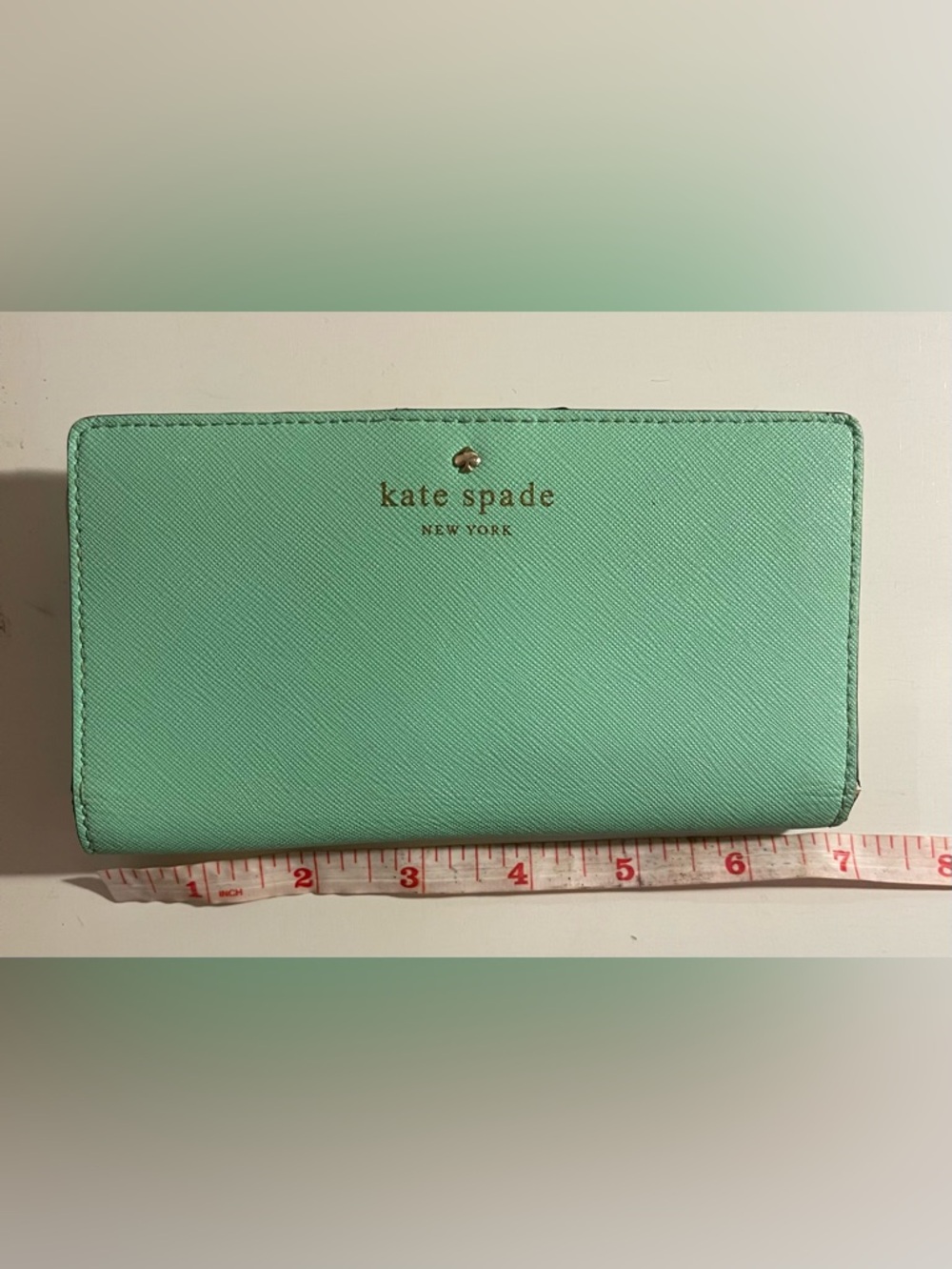 Kate Spade Teal Bifold Wallet - Picture 3 of 9